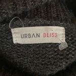 Urban Bliss Gray Floral Embroidered knit Sweater Size 12 Photo 5