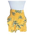 Womens Francescas Mi Ami Island Palm Print Pull On Tiered Mini Skirt Photo 3