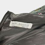 Mac Duggal Ieena for Tie Back Floral Gown in Black Chiffon Size 8 FLAW AS-IS Photo 10