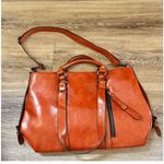 Unbranded Burnt Orange Leather Photo 2