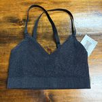 Savage X Fenty Black‎ Bawdy Double Knit Bralette Size 1X Black Photo 1
