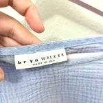 Bryn Walker  Periwinkle Blue Long Sleeve Elastic Botton Top Size XS Photo 2