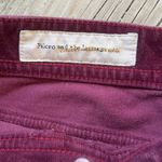 Pilcro and the Letterpress  Women's Burgundy Serif Fit Corduroy Jeans Size 27 Photo 6