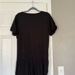 Vuori  Super Soft Half Sleeve Full Length Drawstring Black Jumpsuit Loungewear Photo 7