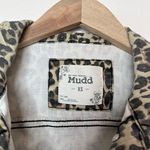 Mudd leopard print mob wife denim jacket size XS Photo 5