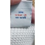 Old Navy Tank Top Womens Size L White Waffle Knit Scoop Neck Back Casual Basic Photo 5