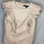 Andrew Marc Faux Leather Business Top Photo 0