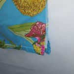 Bill Blass  14 Stretch Aloha Pineapples Jeans Capri Pants Plus Photo 2