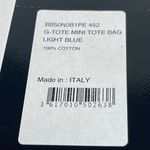 Givenchy Mini G Tote Shopping Bag In 4G Washed Denim - NWT Photo 9