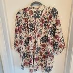 Davi & Dani  Kimono Size Large Floral Flowy Boho Open Front Photo 4