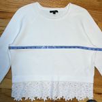 J.Crew Eyelet Panel Sweater Size M Photo 5