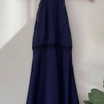 Lulus  Lace Edge Cutout Waist Mini Dress Sleeveless High Neck Zip Up USA Made EUC Photo 9