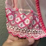 Elegant Pink Lace Corset Bustier Top With Straps L Size L Photo 3