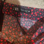 ZARA Floral Print Midi Skirt Photo 3