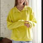 Urban Outfitters  Out From Under Jacintha Reverse Henley Sweatshirt Top Photo 0