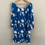 Liv Los Angeles Tunic‎ Dress Size 3X Boho Western Embroidered Blue Photo 1