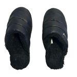 BEARPAW  Puffy Slip-On Slippers Women's Size 10 Non-Slip Black Nylon House Shoes Photo 0