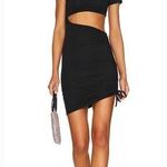 superdown  Eloise Ruched Dress in Black Medium Photo 0