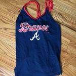 Fanatics Atlanta Braves Navy Tank Top with Red Trim Photo 0