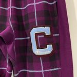 Champion Women's Purple Plaid Reverse Weave Jogger Sweatpants Size Small Photo 2