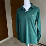 Lacoste  Green Long Sleeve Polo Shirt no tag is like size M-L Photo 1