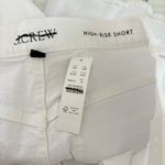 J.Crew NWT  High-rise Denim Short White Photo 3