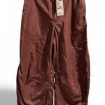BDG  Urban Outfitters Burgundy Barrel Wide Leg Pants- Size Small Photo 0