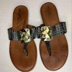 Naya Leather and Mother of Pearl Slide Sandals Size 7.5 Photo 2