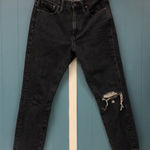 Madewell  The Perfect Vintage‎ cropped Jeans women’s sz 27 black acid washed look Photo 0