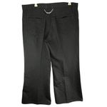See By Chloe Chino Pants Womens 34 Black Wide Leg Cotton Linen Casual Modern Photo 1