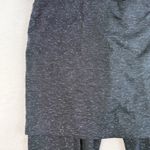 CAbi  Sz M M'Leggings 3210 Skirted Legging Modest Space Dye Grey Layered Stretch Photo 3