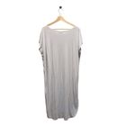 Double Zero Modal Midi Tee Shirt Dress Cream Size L Minimalist Quiet Luxury Soft Photo 8