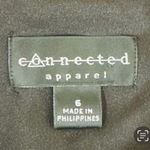 Connected Apparel  Faux Wrap Flutter Sleeve Jersey Cocktail Dress Sz 6 Photo 2