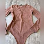 Amazon Brown Long Sleeve Bodysuit Photo 6