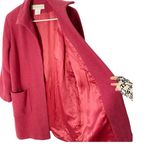 Doncaster VINTAGE  Fuzzy Wool Open Drape Coat Photo 4