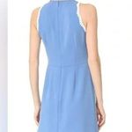 Shoshanna New Grove Blue Ruffle Dress Sleeveless Mini Women's Size 4 Photo 2