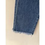 J Brand  Sadey Slim Straight Jeans In Naive Wash Size 25 Raw Hem Stretchy Crop Photo 3