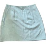 Nasty Gal  Miniskirt Sky Blue Ruffled Crepe Pencil Skirt Y2K Size 6 Photo 0