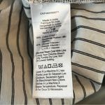 Madewell Tie Neck White Black Pin Stripe Tunic Top Oversized Size M Photo 10