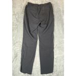 Marine layer  Allison Pant Women Medium‎ Black Stretchy Tencel Relaxed Split Hem Photo 3
