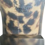 J.Crew women's chelsea cheetah casual fashion rain boots 1" heel size 7 Photo 7