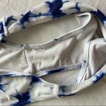 Cupshe Blue & White Tie Dye Bikini Bottom Photo 5