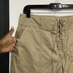 Gap  Women’s Hi Rise Lace Up Wide Leg Khaki Pants Size 10 Photo 2