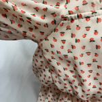 Everly  Womens Small 3/4 Sleeve Dress Peach Print Cute Kidcore‎ Boutique Photo 8