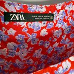 ZARA  Floral Ruffle Sleeve Maxi Dress | S Photo 3