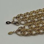 Kenneth Jay Lane Goldtone Large Double Links Chain Necklace In Box Gold Photo 3