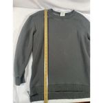 Varley Oversized Sweatshirt Side Zipper Pullover Dark Gray Women’s Size Small Photo 5