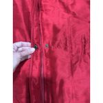 Coldwater Creek Red Metallic Vest Drawstring Waist Womens S/M (6/8) Christmas Photo 2