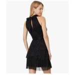 Lilly Pulitzer  Wyn Dress Size 10 Noir Black NEW Metallic Knit Crinkle Cocktail Photo 5