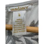 Sundance Embroidered Beaded Silk Shift Dress Ivory Sleeveless Size S Boho Photo 2